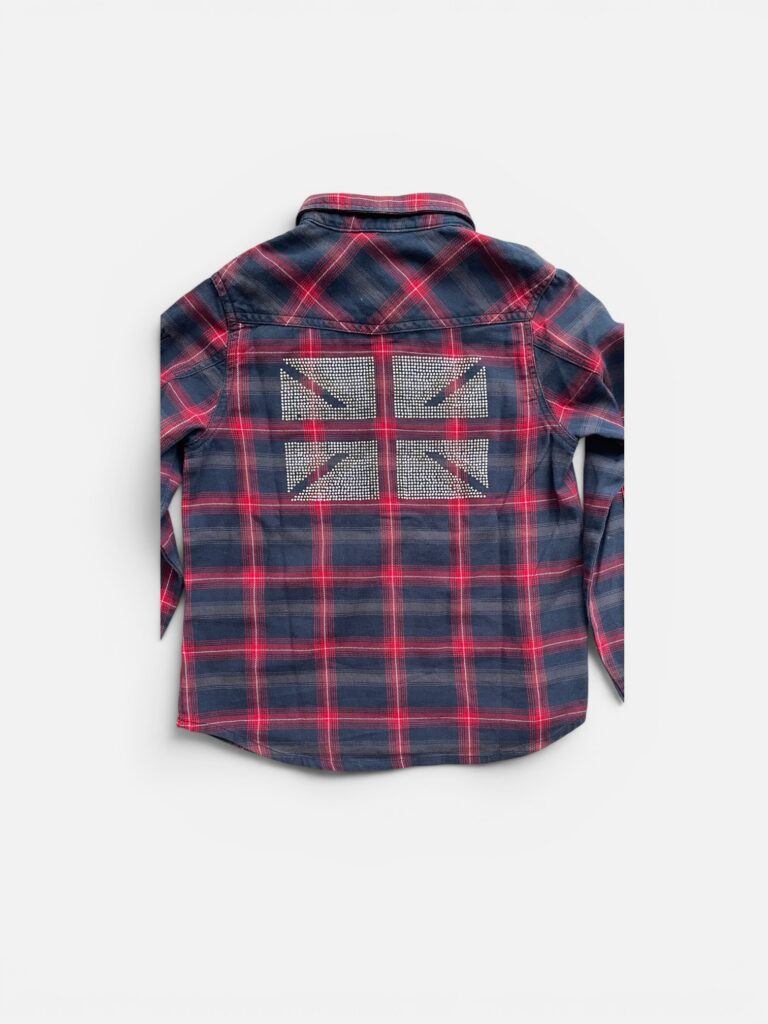 ZADIG & VOLTAIRE Blue & Red Shirt - 8 years