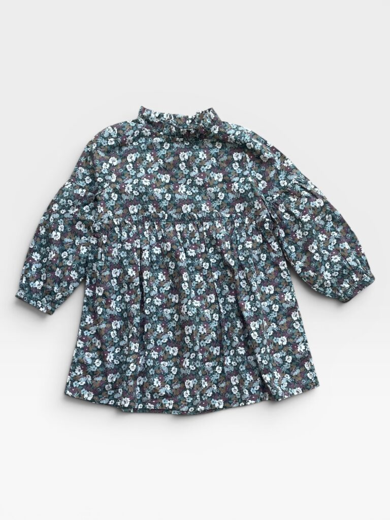 APACHES Blue, Burgandy & White Dress - 4 years
