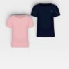 RAPH&REMY Pink & White Tshirt & Pack Of 2 - 3 months/6 months