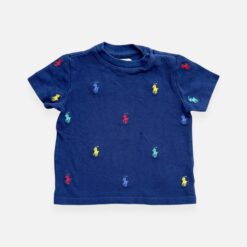 RALPH LAUREN Blue Polo - 12 months