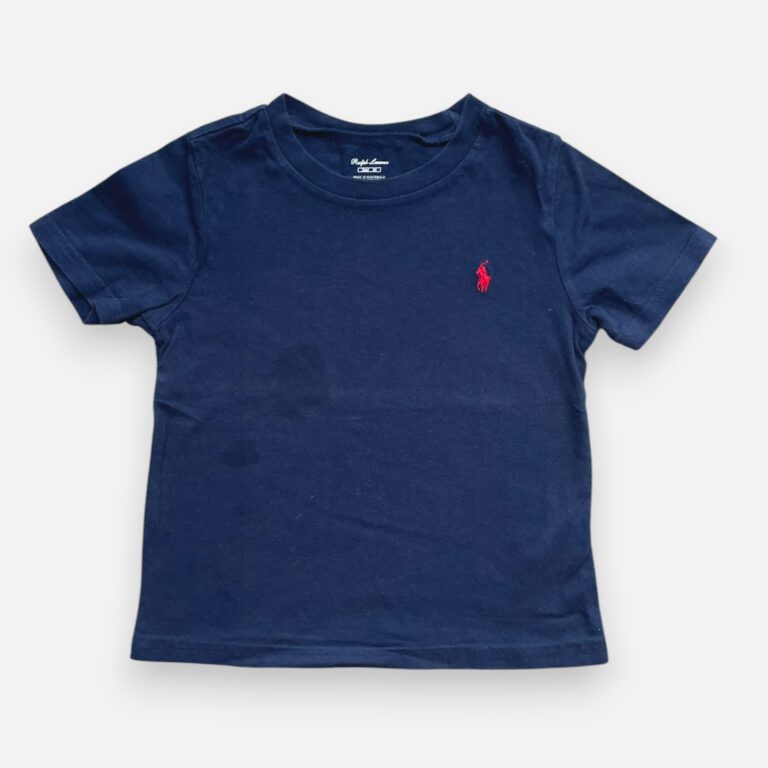 RALPH LAUREN Navy Tshirt - 2 years
