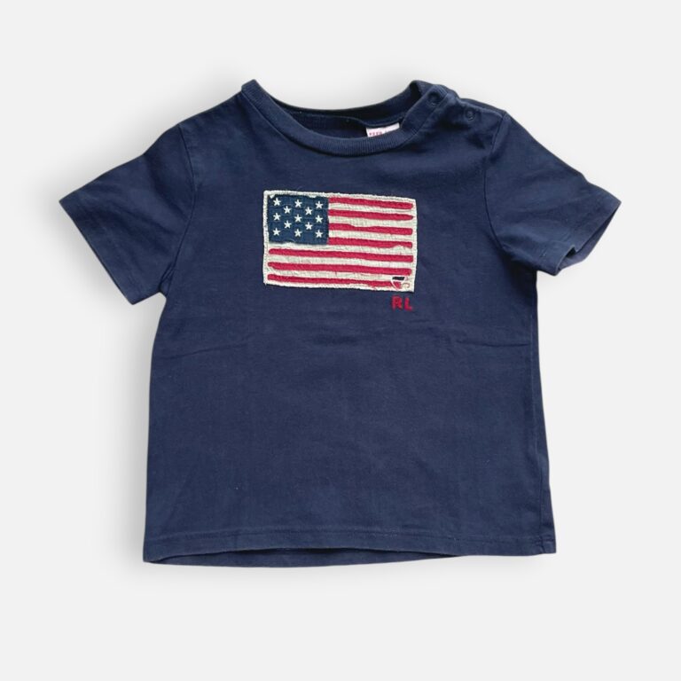 RALPH LAUREN Navy Tshirt - 12 months