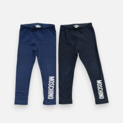 MOSCHINO Navy & Black Leggings & Pack Of 2 - 3 years