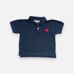COMME DES GARCONS Navy Polo - 2 years