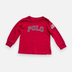 RALPH LAUREN Red Tshirt - 2 years
