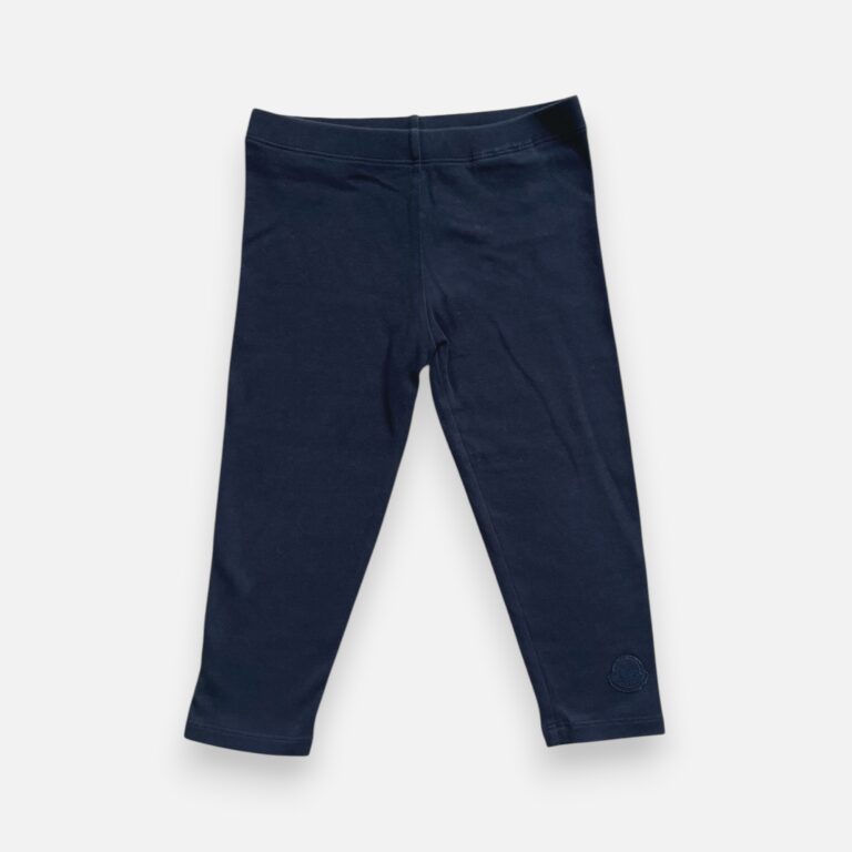 MONCLER Black Leggings - 3 years