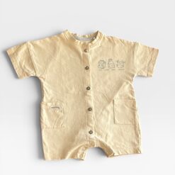 NEXT Green, Blue & Beige Romper & Pack Of 3 - 3 months/6 months