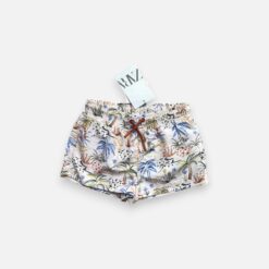 ZARA Off-white & Green Swim Trunks - 4 years/5 years