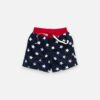 PETIT BATEAU Navy & White Swim Trunks - 12 months