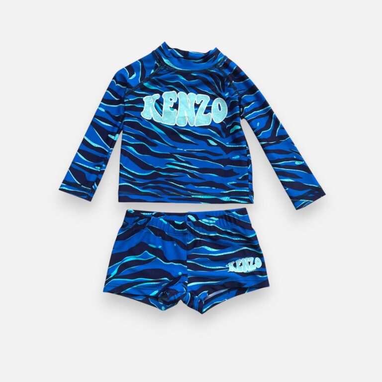 KENZO Blue Swimwear Set - 2 years