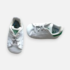 ADIDAS White & Green Shoes - EU18