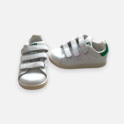 ADIDAS White & Green Shoes - EU23