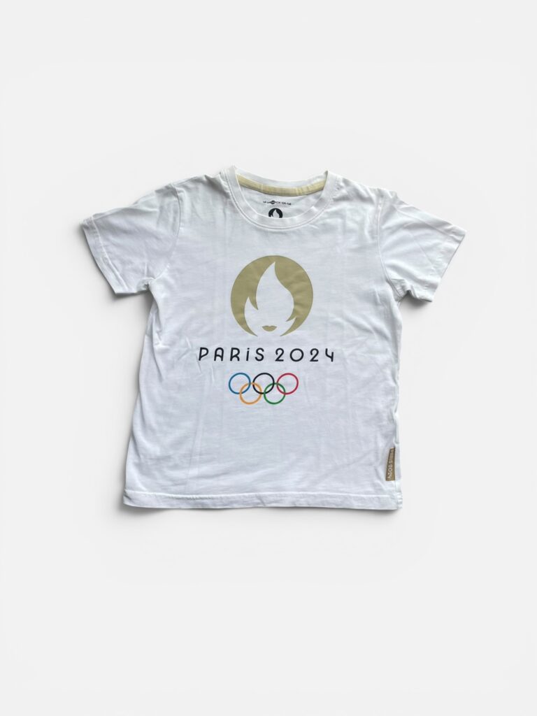 PARIS 2024 White Tshirt - 6 years/7 years/8 years