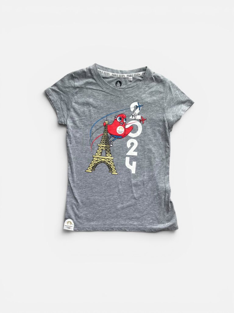 PARIS 2024 Grey Tshirt - 6 years/7 years/8 years