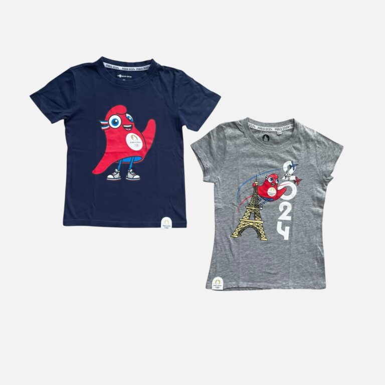 PARIS 2024 Navy & Grey Tshirt & Pack Of 2 - 4 years/5 years/6 years
