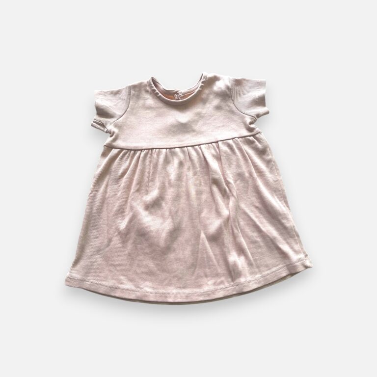 GEORGE Pink, Green & Beige Dress & Pack Of 3 - 3 months/6 months