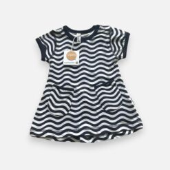 MAXOMORRA Black & White Dress - 3 months/6 months