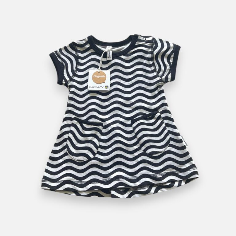 MAXOMORRA Black & White Dress - 3 months/6 months
