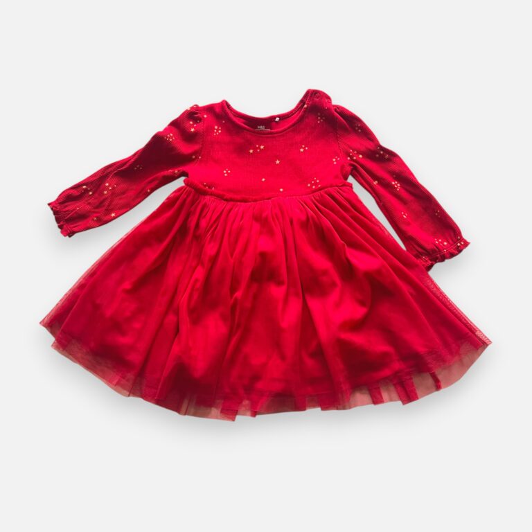 MARKS & SPENCER Red Dress - 12 months/18 months