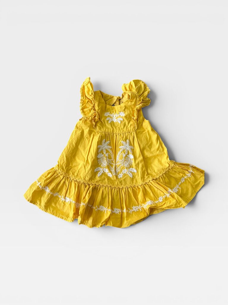 MARKS & SPENCER Yellow Dress - 3 months/6 months