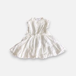 CHATEAU DE SABLE White Dress & Bloomer - 12 months