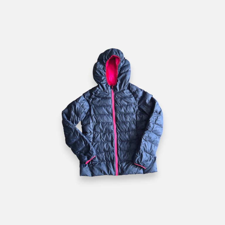 UNIQLO Blue & Pink Puffer Jacket - 11 years/12 years