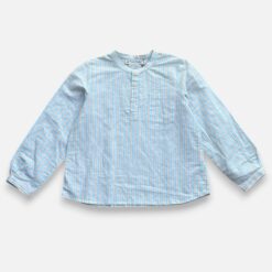 BONPOINT Blue & Beige Shirt - 6 years