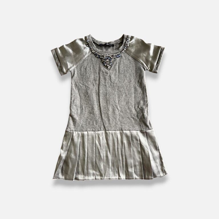 MISS BLUMARINE Grey Dress - 6 years