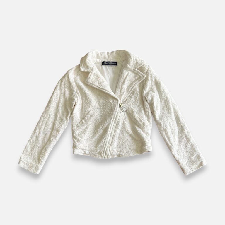 MISS BLUMARINE White Jacket - 6 years