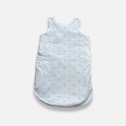 BONPOINT White & Pink Sleeping Bag - 3 months/6 months