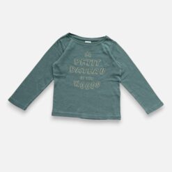 PETIT BATEAU Kaki Tshirt - 3 years
