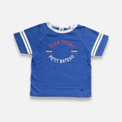 PETIT BATEAU Blue Tshirt - 4 years