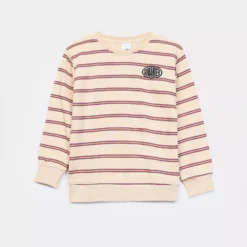 ZARA Beige & Red Sweatshirt - 8 years/9 years