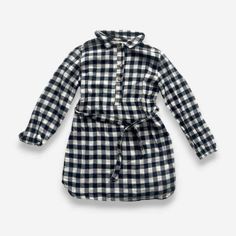 BUHO Black, Grey & White Dress - 4 years