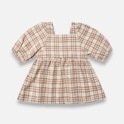 RYLEE+CRU Brown & White Dress - 4 years/5 years