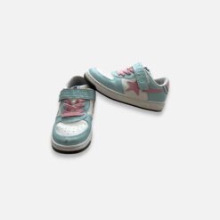 BAPE KIDS Blue & Pink Shoes - EU29.5