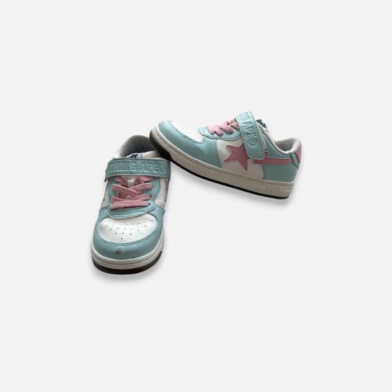 BAPE KIDS Blue & Pink Shoes - EU29.5