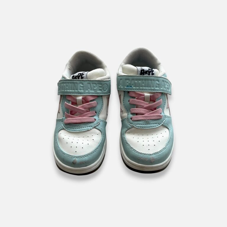 BAPE KIDS Blue & Pink Shoes - EU29.5