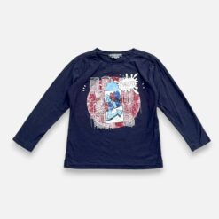 BONPOINT Blue & Red Tshirt - 4 years