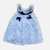 MAYORAL White & Navy Dress - 4 months/6 months