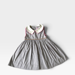 AVANT BEBE Beige & White Dress - 2 years