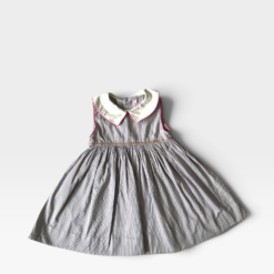 AVANT BEBE Beige & White Dress - 2 years