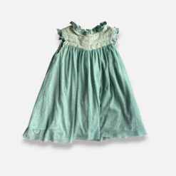 CHATEAU DE SABLE Green Dress - 2 years