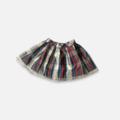 CREWCUTS Beige, Red, Blue & Green Skirt - 2 years