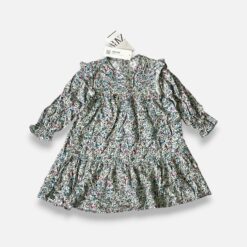 ZARA Blue, White & Pink Dress - 2 years/3 years