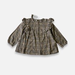 TAPE A L'OEIL Brown & Grey Blouse - 3 years
