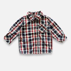 ESPRIT Blue, Red & White Shirt - 12 months