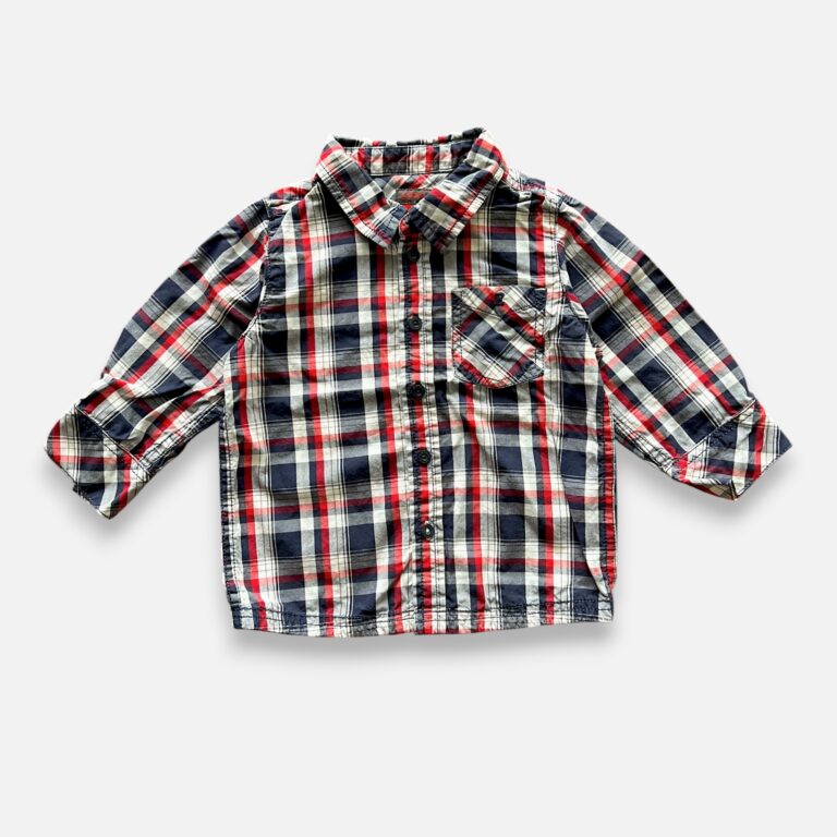 ESPRIT Blue, Red & White Shirt - 12 months