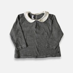 PETIT BATEAU Black & White Tshirt - 18 months