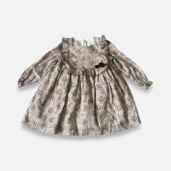FOQUE Green & Beige Dress - 4 years